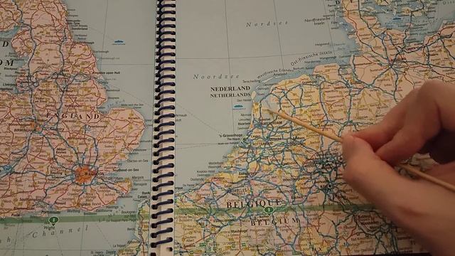 Карта Европы для сна [АСМР на русском]