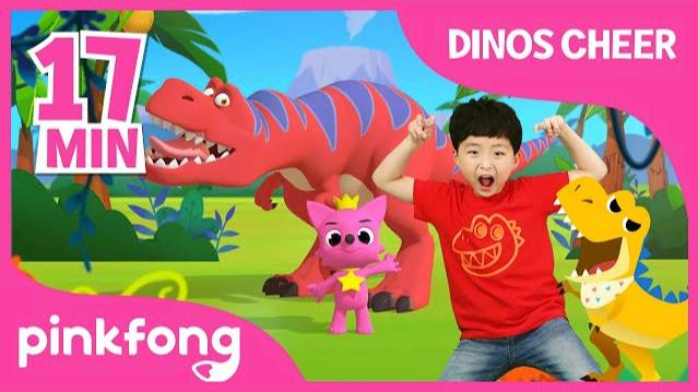 Baby T-Rex and more | Dinosaur T-Rex Songs | +Compilation | Pinkfong Songs for Children