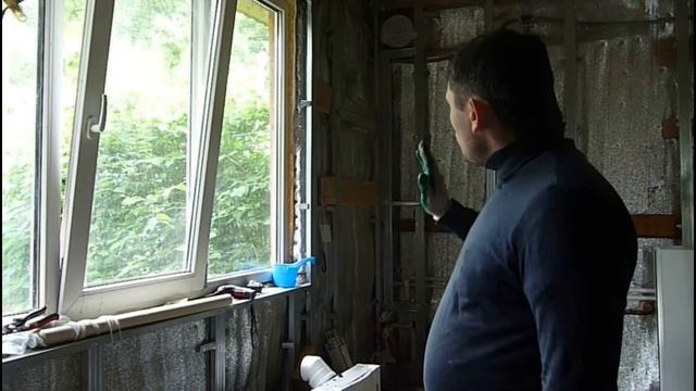 Установка газового котла в деревянный дом Часть1 (перезалив)