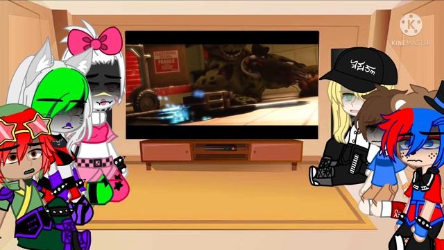 security breach react to “Salvaged Rage” || Fnaf : security breach || Gacha club