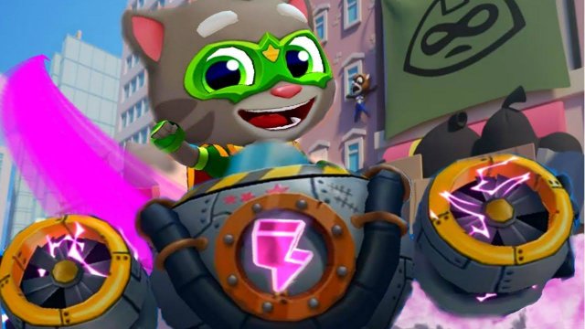 ГОВОРЯЩИЙ ТОМ ПОГОНЯ ГЕРОЕВ #7 Talking Tom Hero Dash лучше Бег за золотом #Мультик
