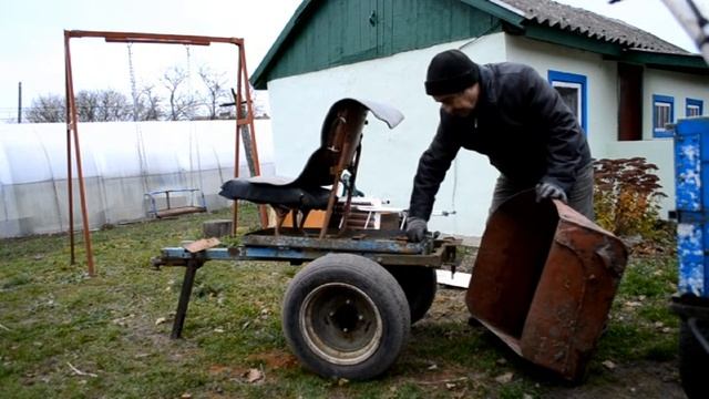Самодельный прицеп для МБ "Нева -2"