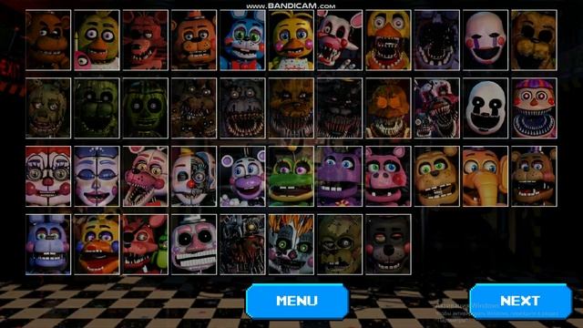 Все скримеры Фнаф 7 симулятор скримеров (FNaF U.C.N. jumpscare simulator)
