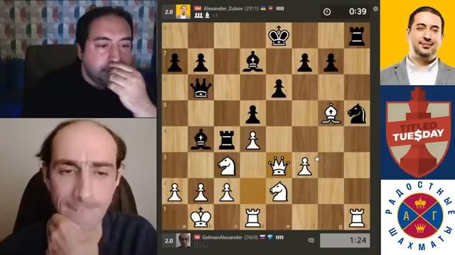 РИСКОВАННО, НО ЧТО ДЕЛАТЬ! // IM ШУРА ГЕЛЬМАН vs GM АЛЕКСАНДР ЗУБОВ