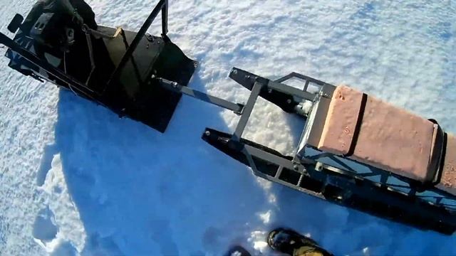 Сани для мотобуксировщика  своими руками