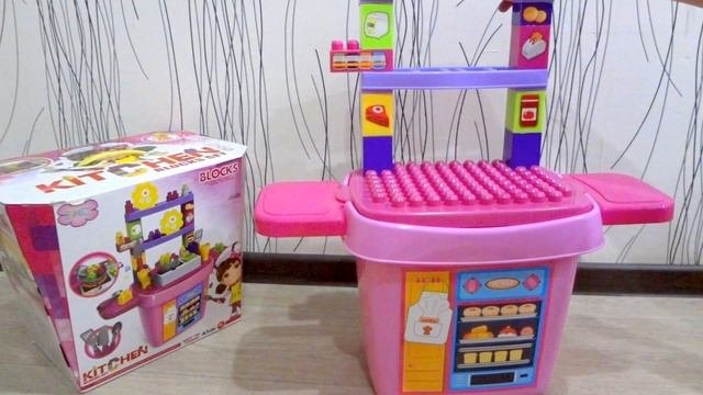 КУХНЯ КОНСТРУКТОР! Игровой набор для девочки Кухня . KITCHEN blocks set