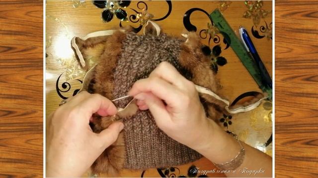 Шапка из Вязаной Норки Создаем Шедевр Своими Руками