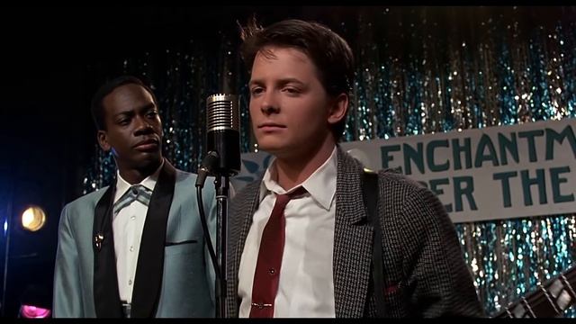 Back to the Future _ Marty McFly Plays 'Johnny B. Goode' and 'Earth Angel'