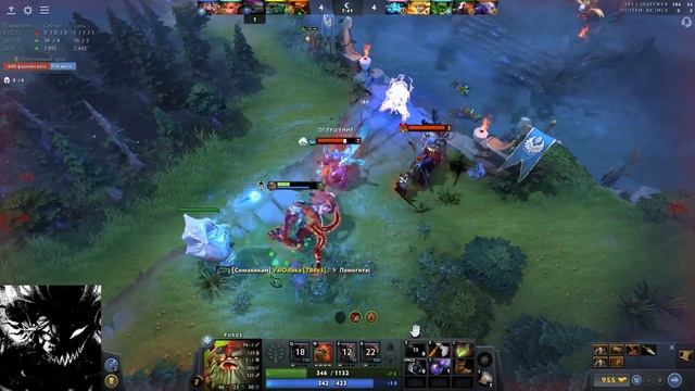 ЛЕНСА ВЫНУДИЛИ ВЗЯТЬ ПУДЖА В МИД ? LenS Dota 2