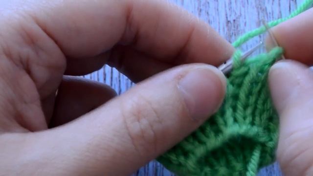 Как закрыть резинку  1*1 иглой в круговом вязании