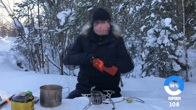 ✓ Мультитопливная горелка BRS-8 ❄️ Обзор. Тесты -18℃ ⛄️?
