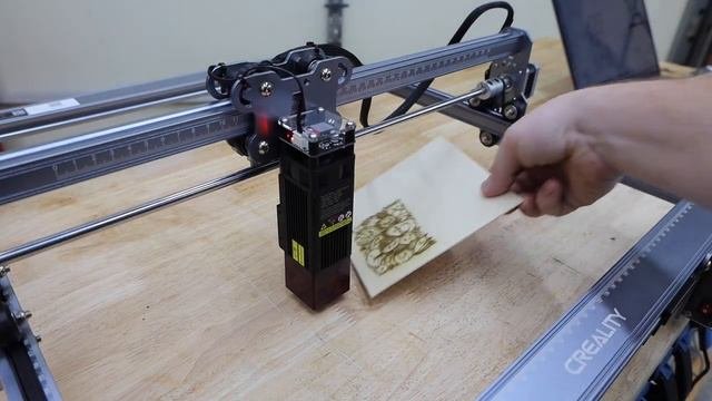 Budget Friendly 10 watt laser - Creality CR Falcon review and testing