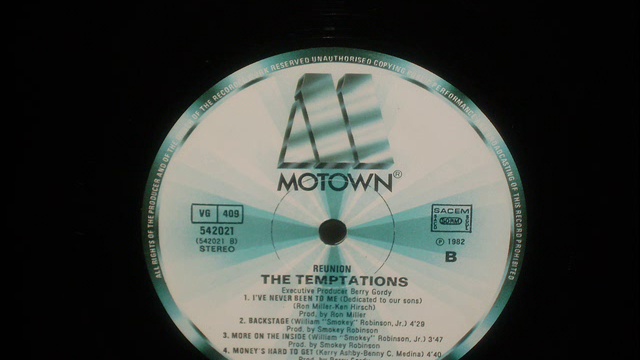THE TEMPTATIONS  -  backstage