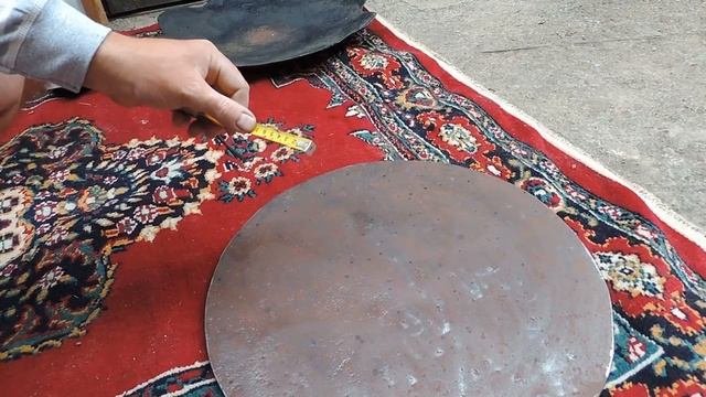 ПЕЧЬ ДЛЯ КАЗАНА  из дисков