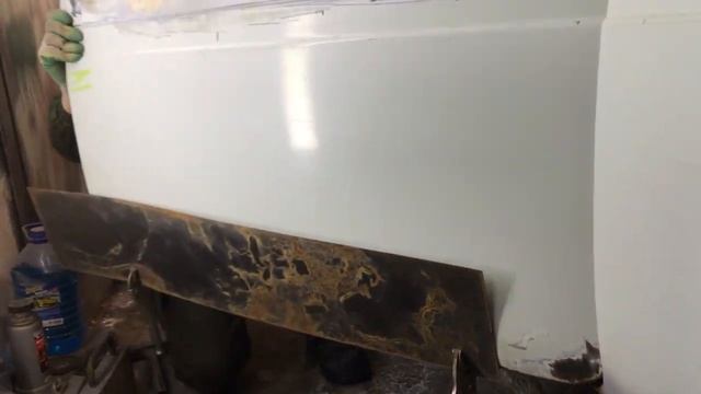 Сгнил низ двери авто