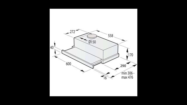 Вытяжка 60 см Gorenje — Вытяжки кухонные