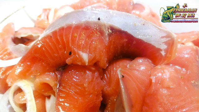 Красная рыба быстрого посола, вкусный рецепт засолки рыбы, малосольная горбуша всего за 15 минут