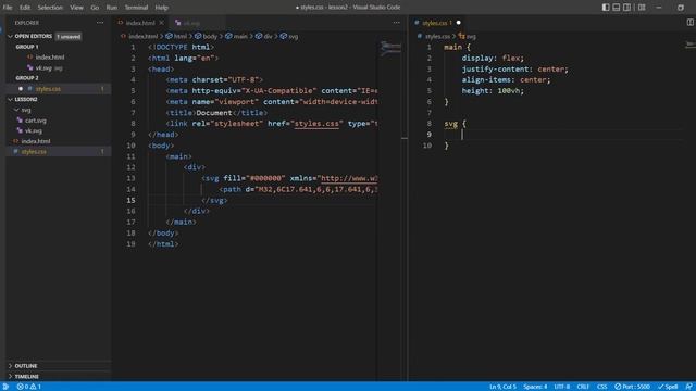 HTML & CSS Урок 26. Работа с иконками SVG - StudioProWeb