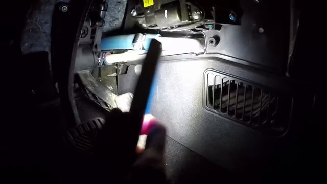 Замена радиатора отопителя Гранта Спорт без резки и снятия панели