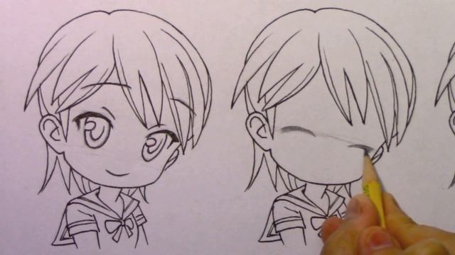How to Draw a Happy Chibi: 3 Different Ways