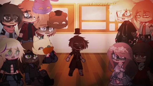 Michael afton past classmates react to his AUs | REMAKE | Original |