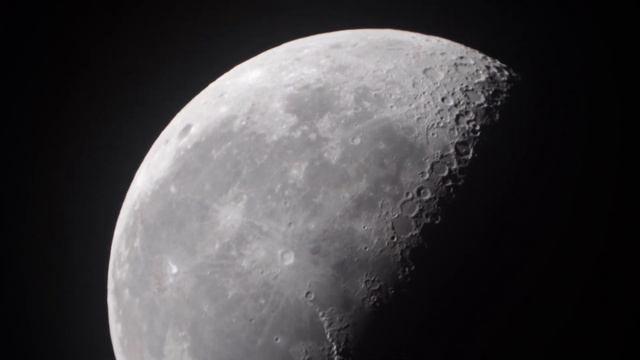 Moon in 4k trough Meade ETX 125 ⎢Луна в 4k через телескоп