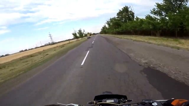 Погоня ДПС за питбайком, жесткая погоня ушел от копов!