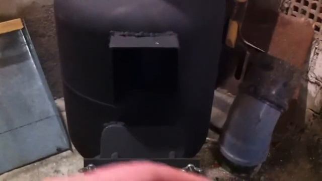 Печь на отработке 1