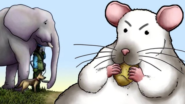 Крыса ГЛАЗАСТИК чистит территорию от мин. Мультик ИГРА Tasty Planet Forever