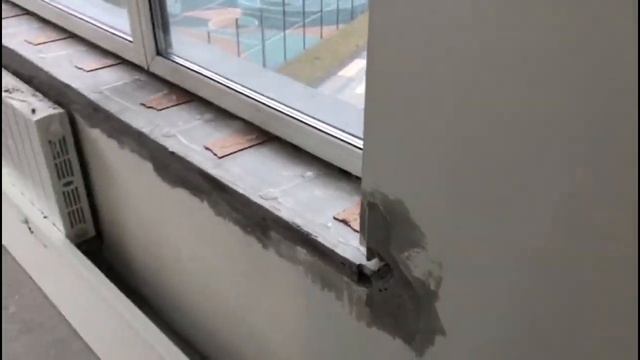 #118 - Подоконники из искусственного акрилового камня. Установка подоконников разной формы