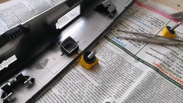 Nissan Qashqai J10 2012. Ремонт планки крышки багажника. 2-я часть.