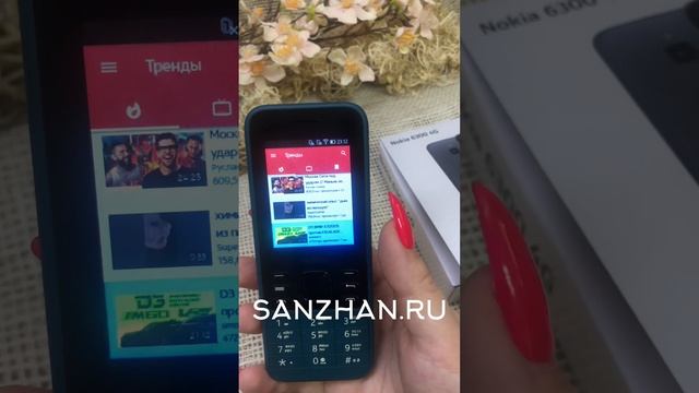 Обзор кнопочного телефона с WhatsApp, WIFI , 4G  и браузером Nokia 6300
