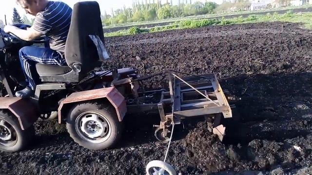 Мини трактор / своими руками / 4х4