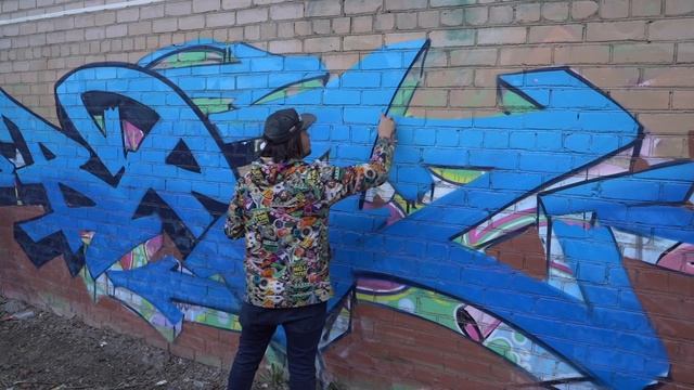 Граффити шрифты. Montana подвела. Перекрыли свой старый рисунок! Graffiti bombing.