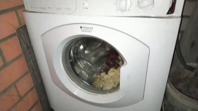 New washing machine Hotpoint indesit) - rinse and spin