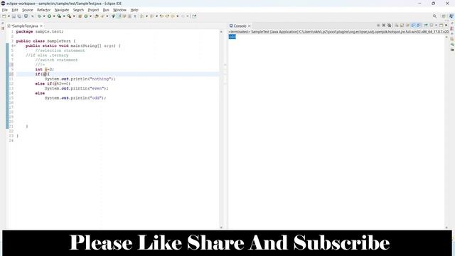 Java Programming Tutorial For Beginner 2023 Part4 Selection Statement If-else and ternary operator
