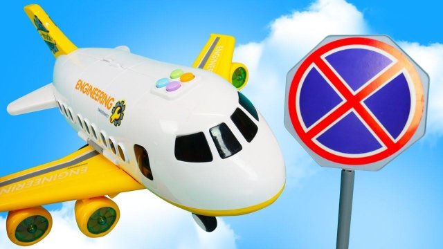 Веселая автошкола: проверяем самолет и его способности! Развивающие детские видео про машинки