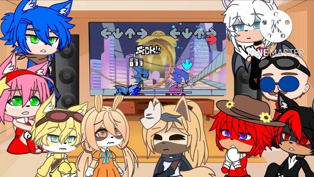 Sonic Characters React FNF VS Sonic CD - MEGA CD Locked On - GCRV
