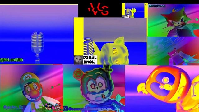 Gummy bear But 8 characters in Version Effects (Preview 2 Effects)