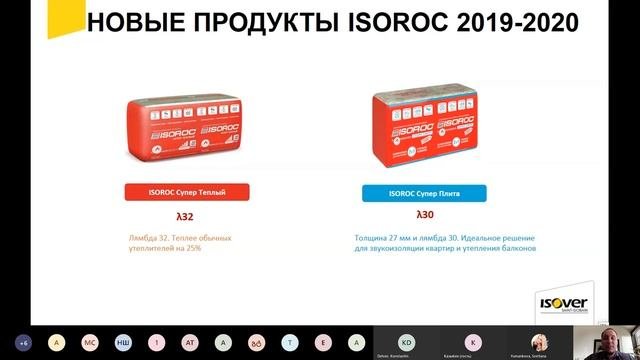 Современные теплоизоляционные материалы ISOVER и ISOROC решения для розничного и проектного сегмент