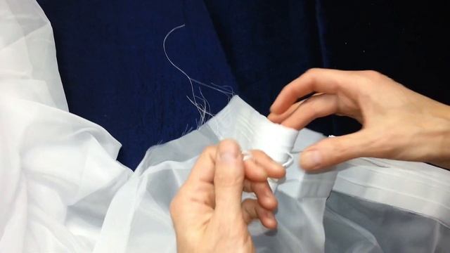 КАК ПРИШИТЬ ШТОРНУЮ ЛЕНТУ С БАНТОВОЙ СКЛАДКОЙ НА ТЮЛЬ - ПОШИВ ШТОРЫ С НУЛЯ