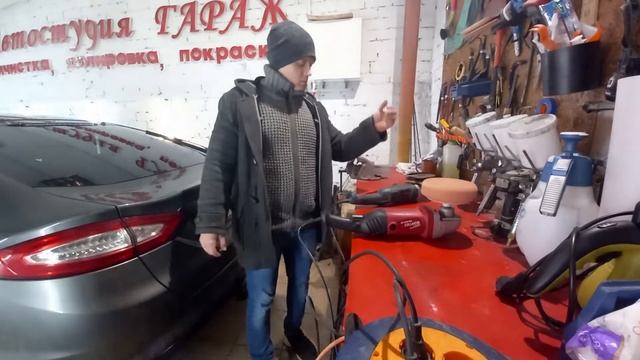 Полировка авто болгаркой