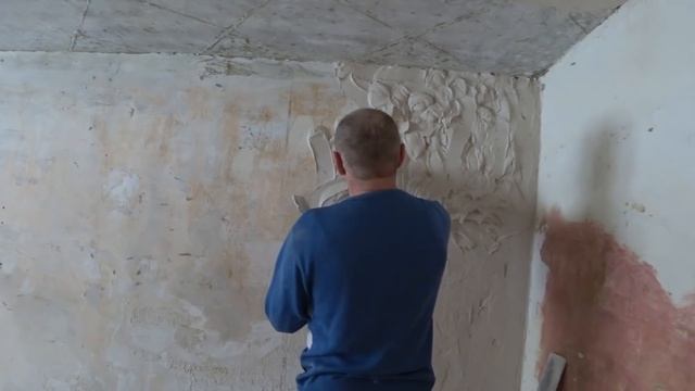 Штукатурим максимально кривые стены..