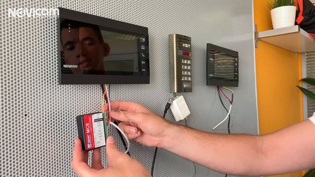 Подключение видеодомофона к подъездному координатному домофону Vizit, Cyfral, Eltis, Метаком