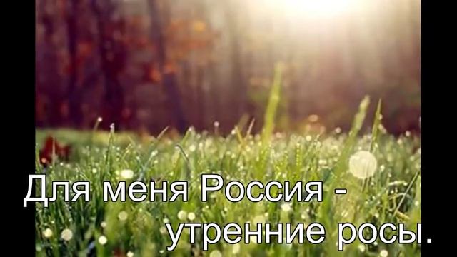 Караоке под песню У моей России длинные косички