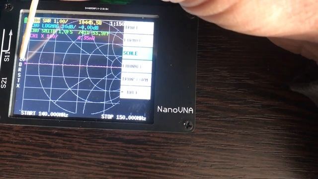 Сохранение настроек в NanoVna