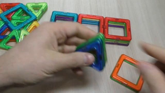 Детский магнитный конструктор
