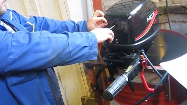 Первый запуск мотора HDX-9,8