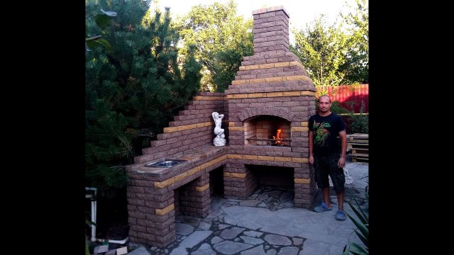 Как сделать арку в кирпичном мангале