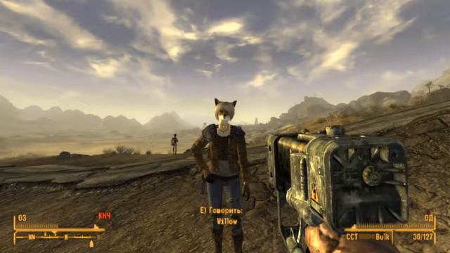 Прохождение Fallout New Vegas в мире фурри (Furry mod) 3 Встречаем компаньона Willow